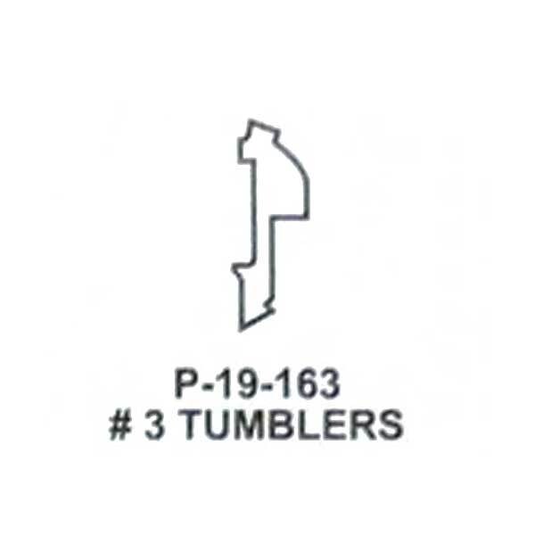 Asp ASP:Honda high security tumbler #3, PK 25 ASP-P-19-163 - main